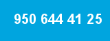950 644 41 25 950 644 41 25